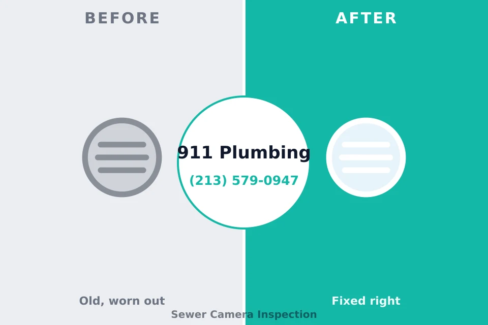 Before and after: plumbing company Mountain View, HI